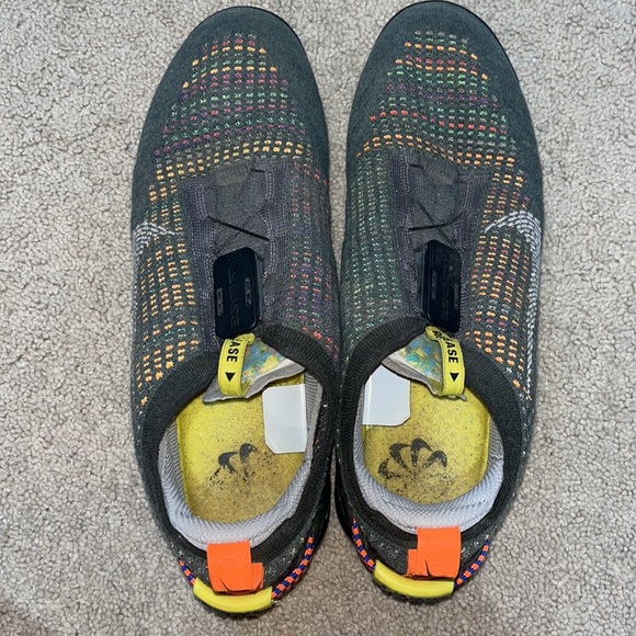 NIKE VAPOR MAX 2020 FLY NET LOCK MENS SIZE 13 MULTICOLOR NEWSPRINT COLLEGE GRAY - Picture 6 of 9